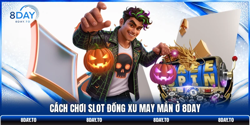 Cách chơi slot Đồng Xu May Mắn ở 8DAY
