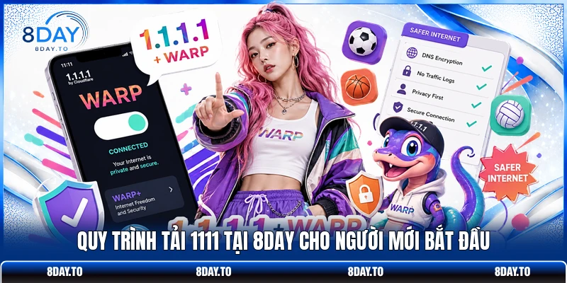 Quy trình tải 1111 tại 8DAY cho người mới bắt đầu 